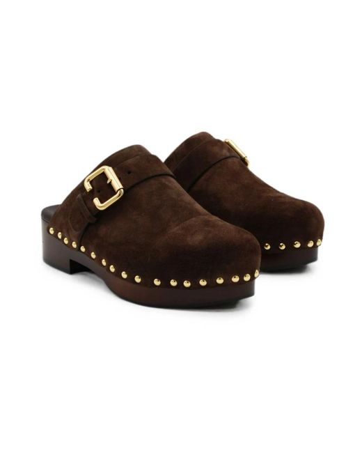 Chloé Mules in het Brown