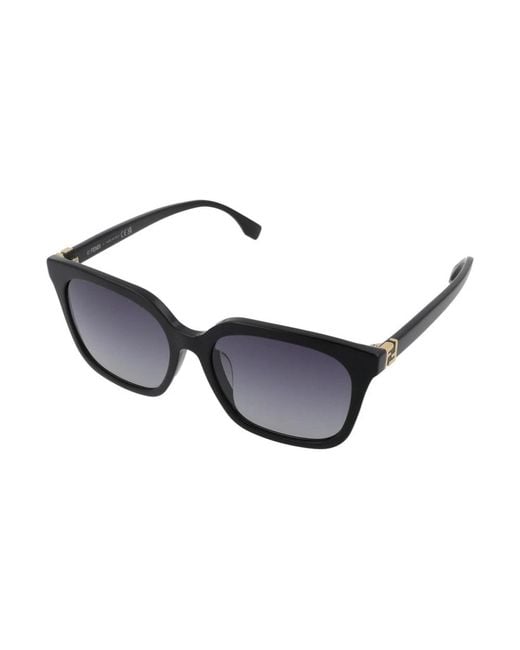 Fendi Forever Square Zonnebril in het Brown
