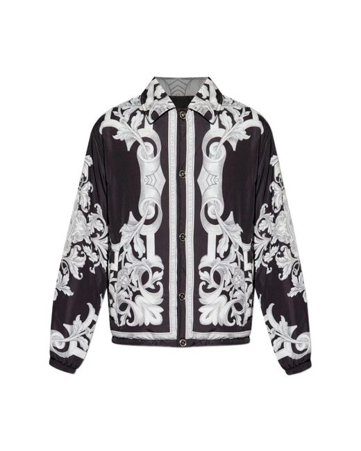 Versace Light Jackets in het Black voor heren