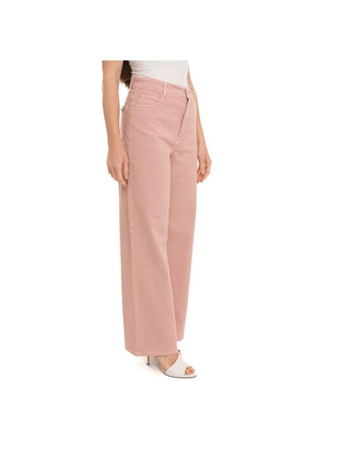 Weekend by Maxmara Pink Wide Trousers