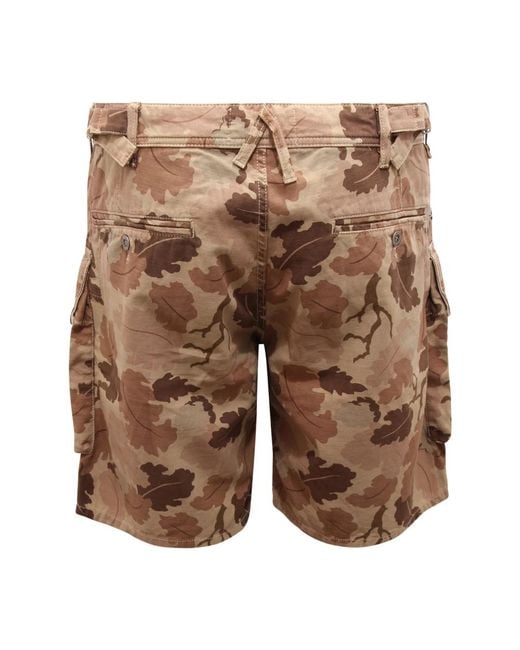 CYCLE Cargo Bermuda Shorts in Brown für Herren