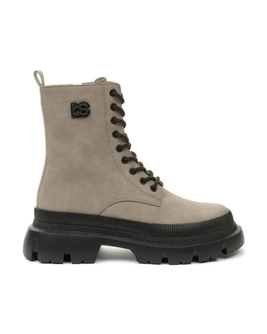 Betsy Brown Lace-Up Boots