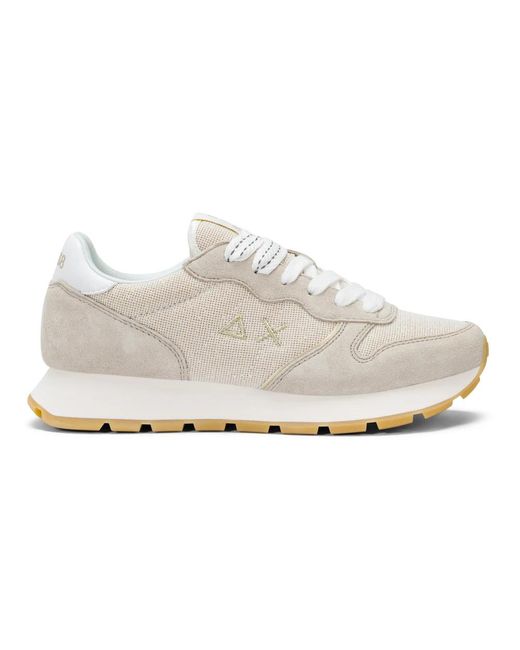 Sun 68 White Ally Glitter Textile
