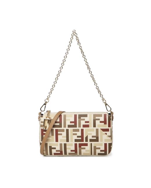 Fendi Metallic Shoulder Bags
