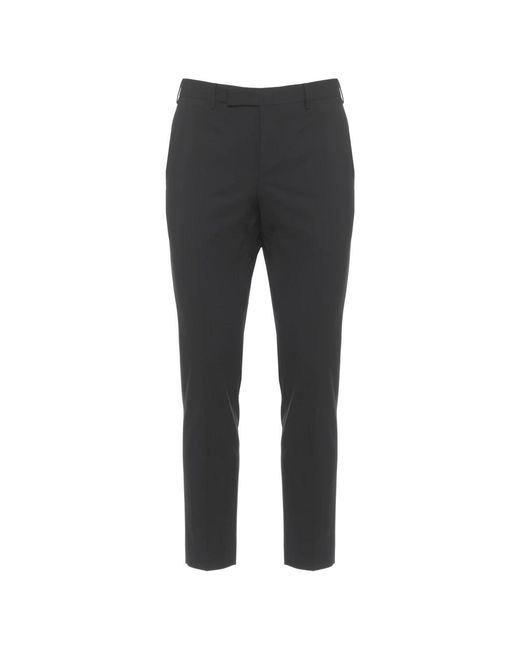 PT Torino Gray Slim-Fit Trousers for men