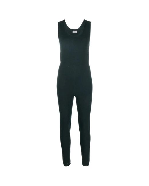 P.A.R.O.S.H. Jumpsuits & Playsuits ,Groen ,Mouwtjesloze Fitted Jumpsuit in het Green