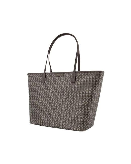 Tory Burch Gray Nylon Totes