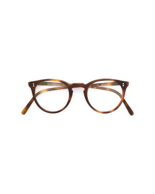 Oliver Peoples Brown Glasses for men