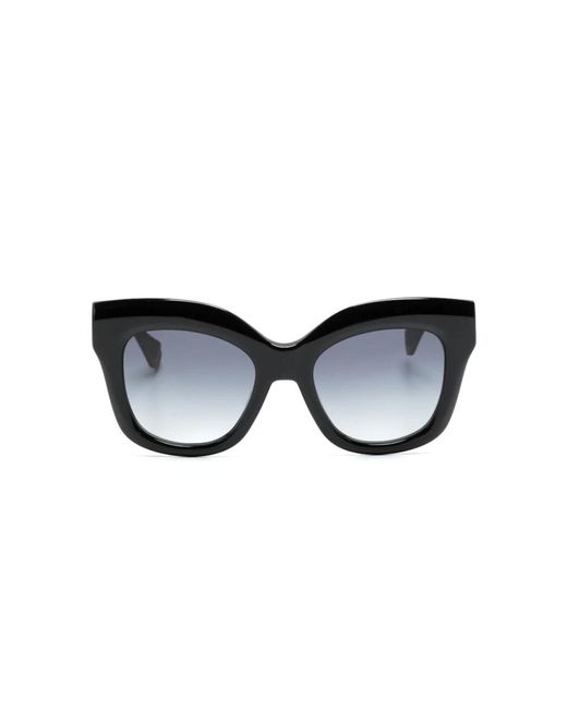 Gigi Studios Black Schwarze sonnenbrille mit original-etui
