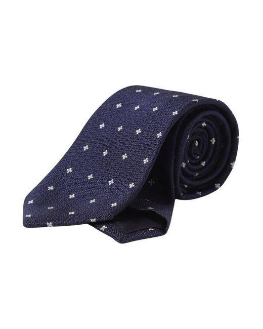 Ties di Tagliatore in Blue da Uomo