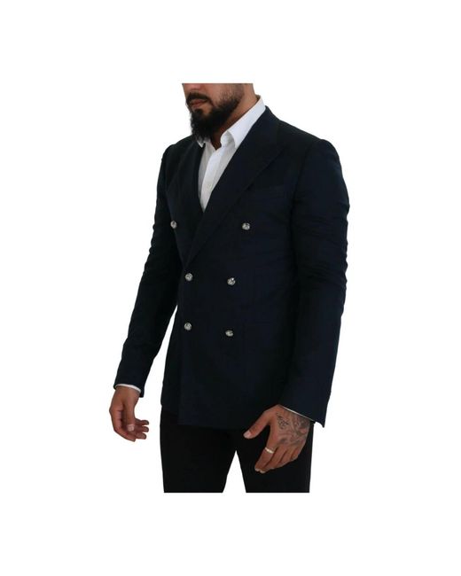 Dolce & Gabbana Blue Blazers for men