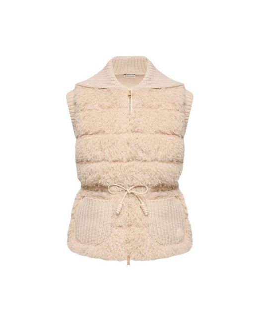 Moncler Natural Waistcoats