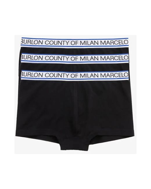 Bottoms Marcelo Burlon de hombre de color Black