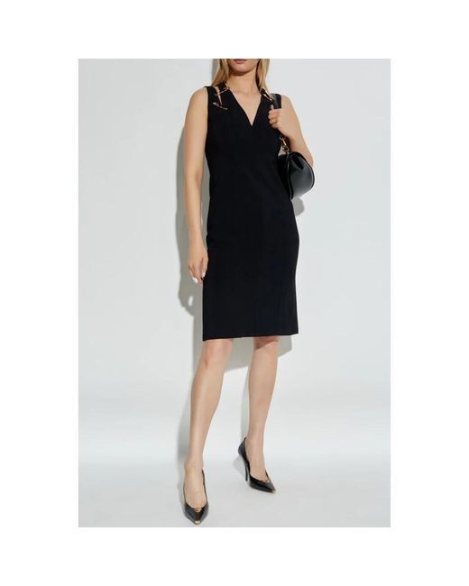 Short Dresses Versace de color Black