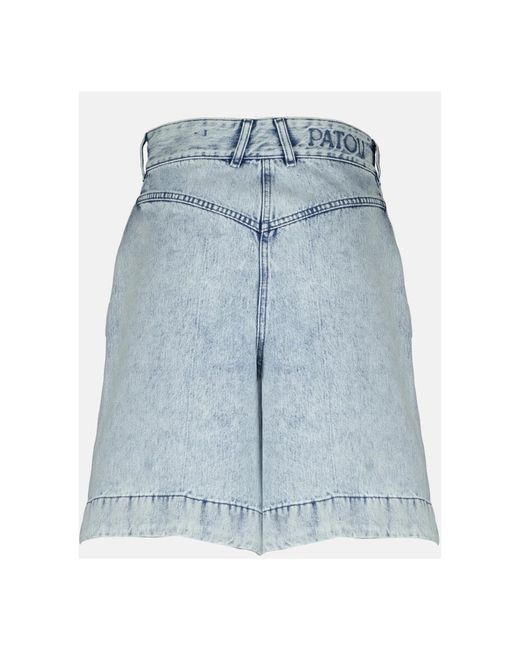 Patou Blue Denim Shorts