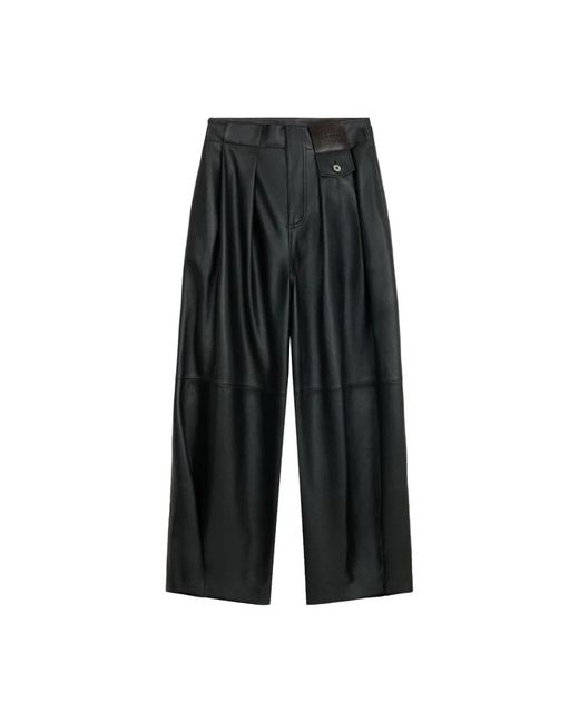 Loewe Leather Broeken in het Black