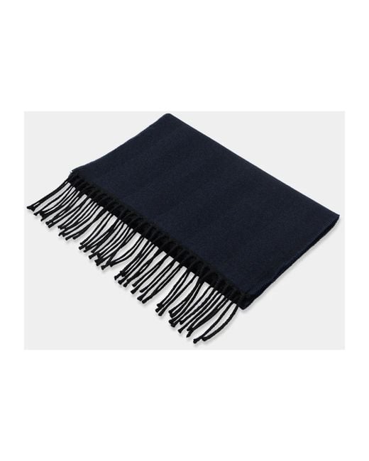 Brooks Brothers Blue Winter Scarves for men