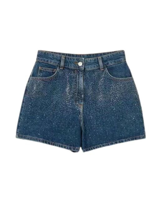 Twinset Blue Denim Shorts