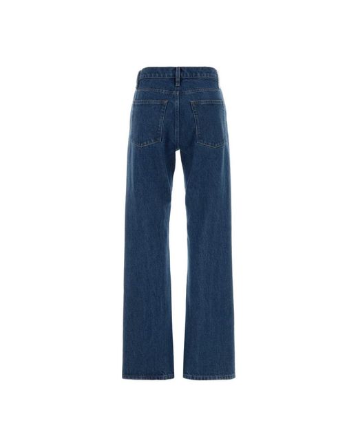 Jil Sander Blue Flared Jeans