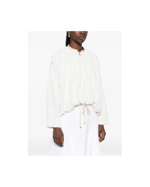 Vivetta White Bomber Jackets