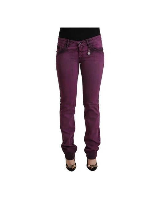 CoSTUME NATIONAL Purple Skinny Jeans