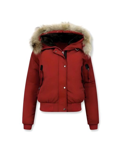 Gentile Bellini Red Winter Jackets