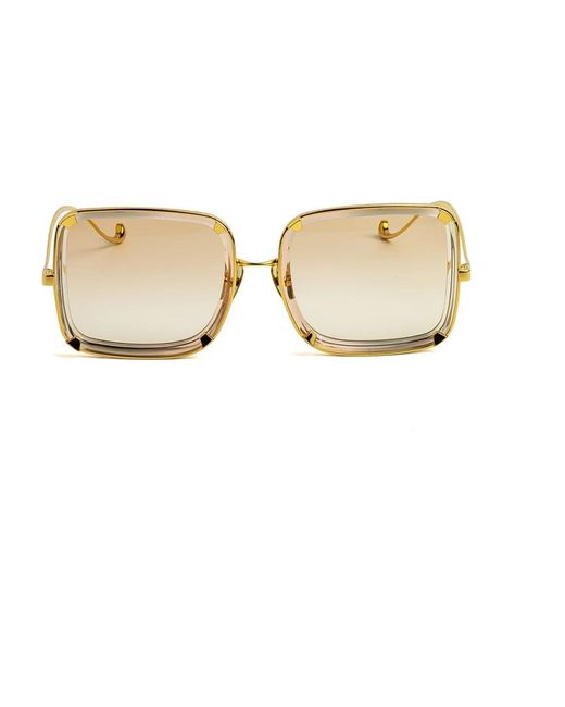 Anna Karin Karlsson Metallic Sunglasses