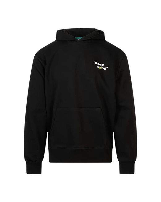 Barrow Fake Patch Hoodie in het Black voor heren