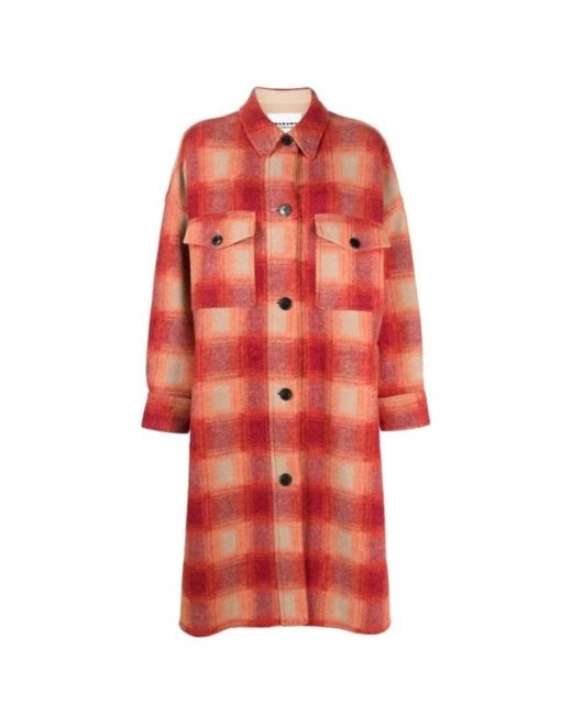 Isabel Marant Red Single-Breasted Coats