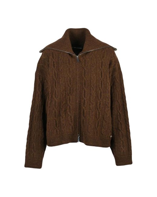 Karl Lagerfeld Brown Cardigans