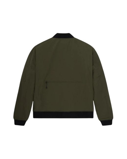 DOLLY NOIRE Jassen ,Groen ,Polyester Omkeerbare Bomberjack Groen Oranje in het Green voor heren