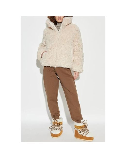 Save The Duck Faux Fur & Shearling Jackets in het Natural