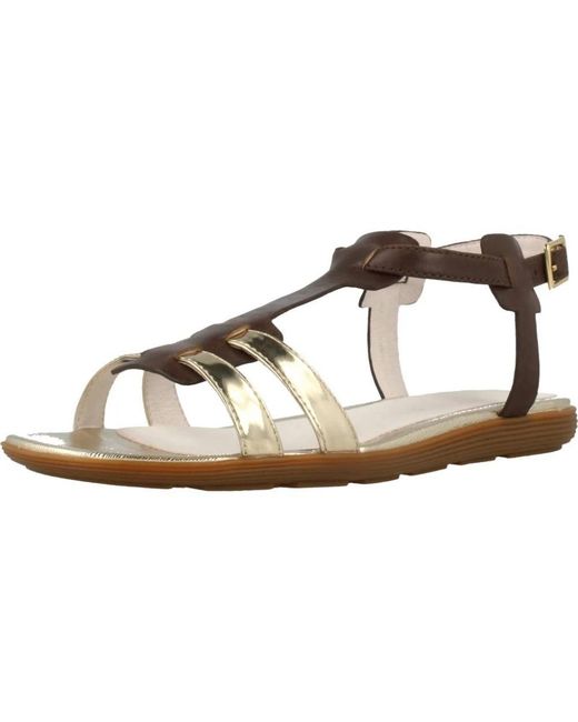 Flat Sandals Stonefly de color Brown