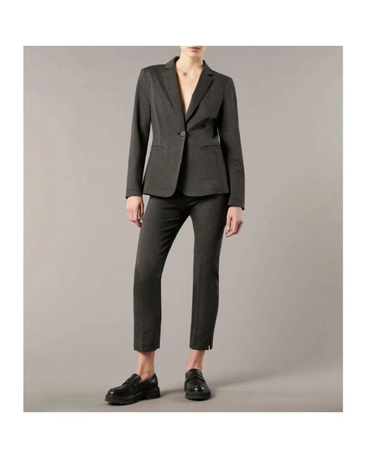 Pennyblack Cropped Trousers in het Gray