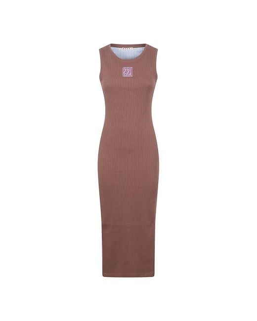 Marni Purple Midi Dresses