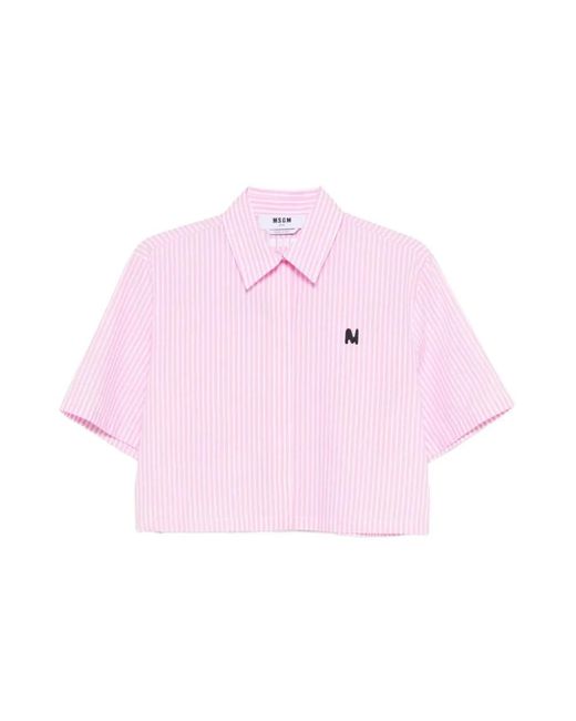 MSGM Pink Camicia