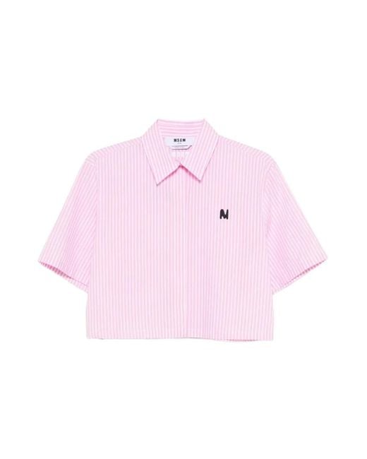 MSGM Overhemden ,Roze ,Camicia in het Pink