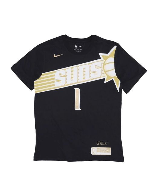 Nike Fitness ,Zwart ,Katoen Devin Booker Nba T-Shirt in het Black voor heren