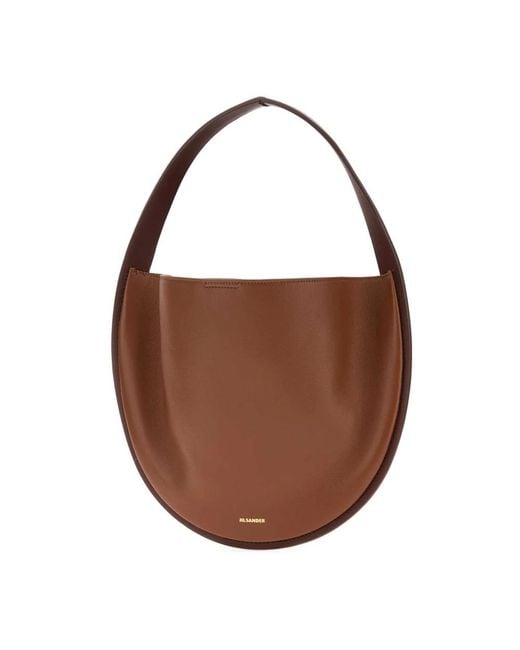 Jil Sander Brown Handbags