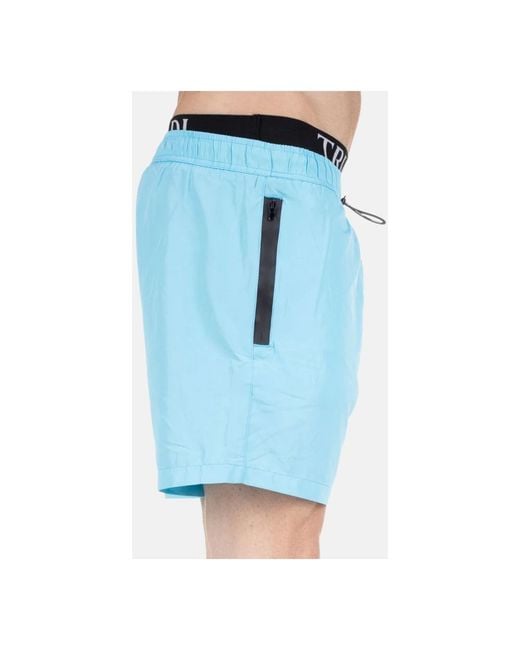 Trussardi Blue Beachwear for men