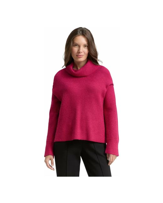 Tom Tailor Turtleneck Trui in het Red