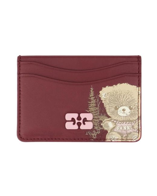 Ganni Purple Wallets & Cardholders