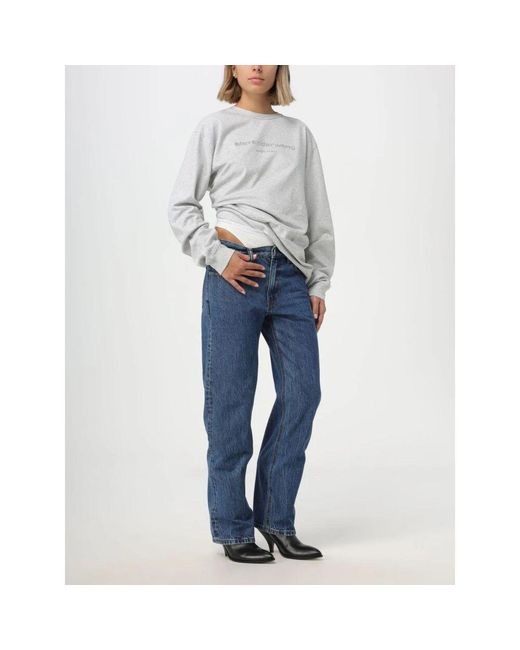 Long Sleeve Tops Alexander Wang en coloris Gray