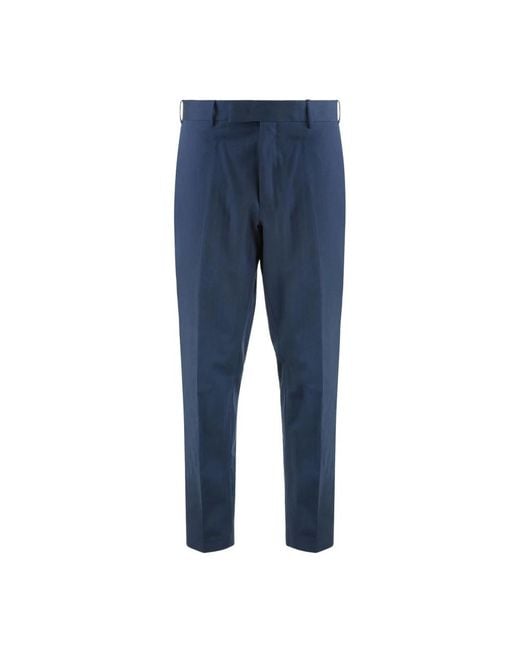 PT01 Blue Slim-Fit Trousers for men