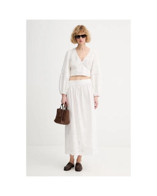 Midi Skirts Marc O' Polo de color White