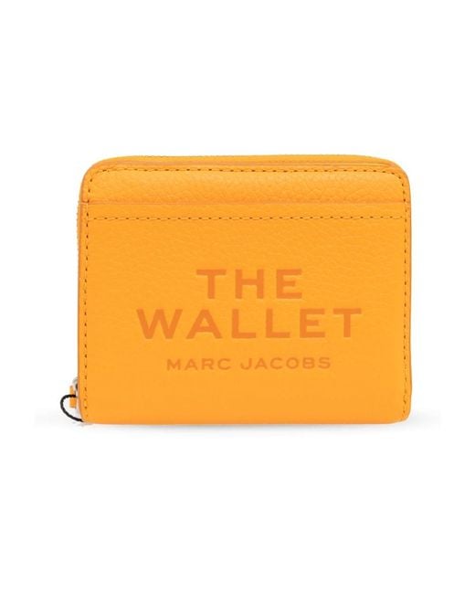 Marc Jacobs Orange Geldbörse mit logo
