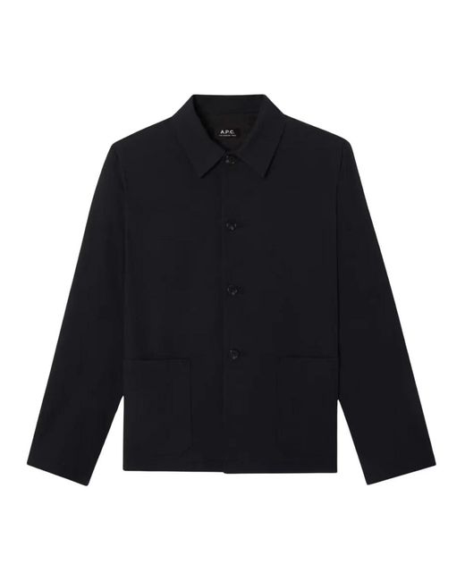 A.P.C. Blue Light Jackets for men