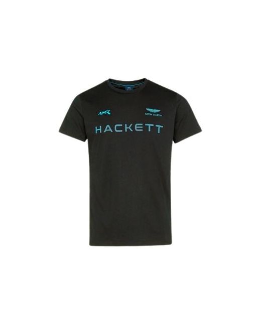 Hackett T-shirt aus baumwolle in Black für Herren