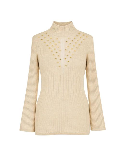 Turtlenecks Twinset de color Natural