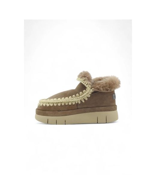 Mou Natural Winter Boots